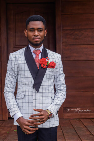 Groom Male Wedding Prom Suit (4-Piece Set)