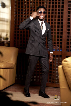 Men's Plaid Wedding and Business Suit. 3 Piece.