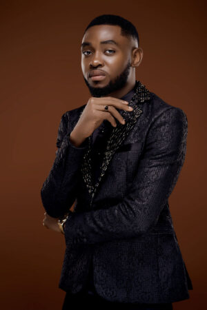 Black Beaded Gold Diamond Suit 4 piece